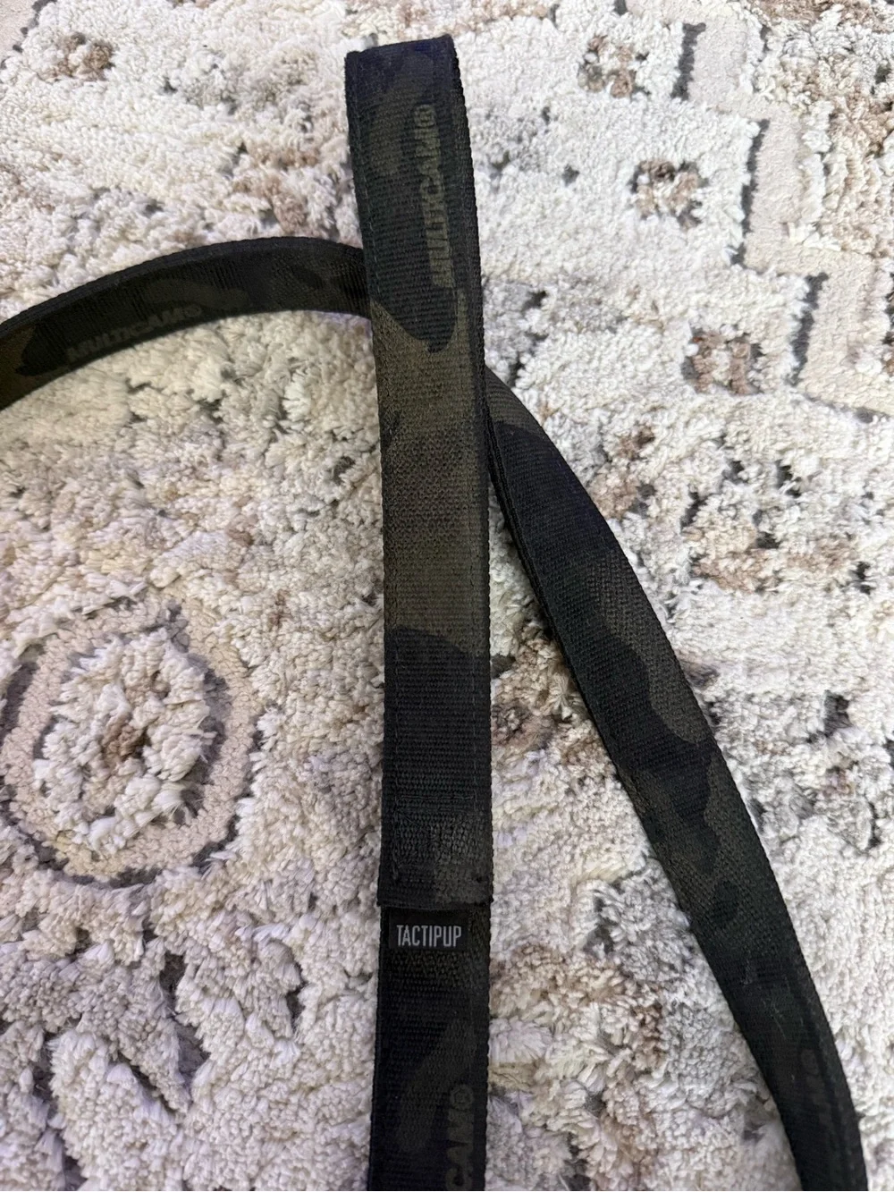 Multicam Olive Camo Dog Leash with Heavy-Duty Quick-Release Clip